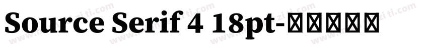 Source Serif 4 18pt字体转换